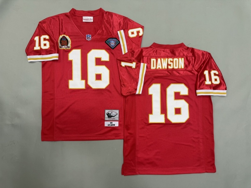 Men 2025 Kansas City Chiefs #16 Dawson red Throwback Limited NFL Jersey style 001->indianapolis colts->NFL Jersey
